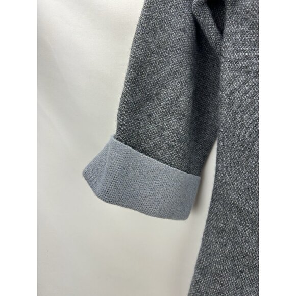 Benedetta B. Size M Merino Wool Cashmere Blend Neck Closure Open Cardigan Italy - Picture 10 of 13
